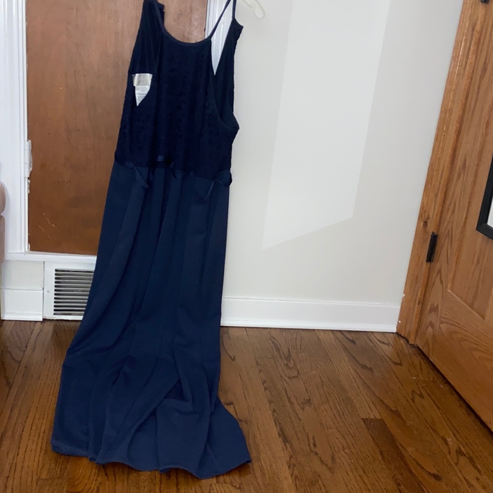 David’s bridal Blue dress